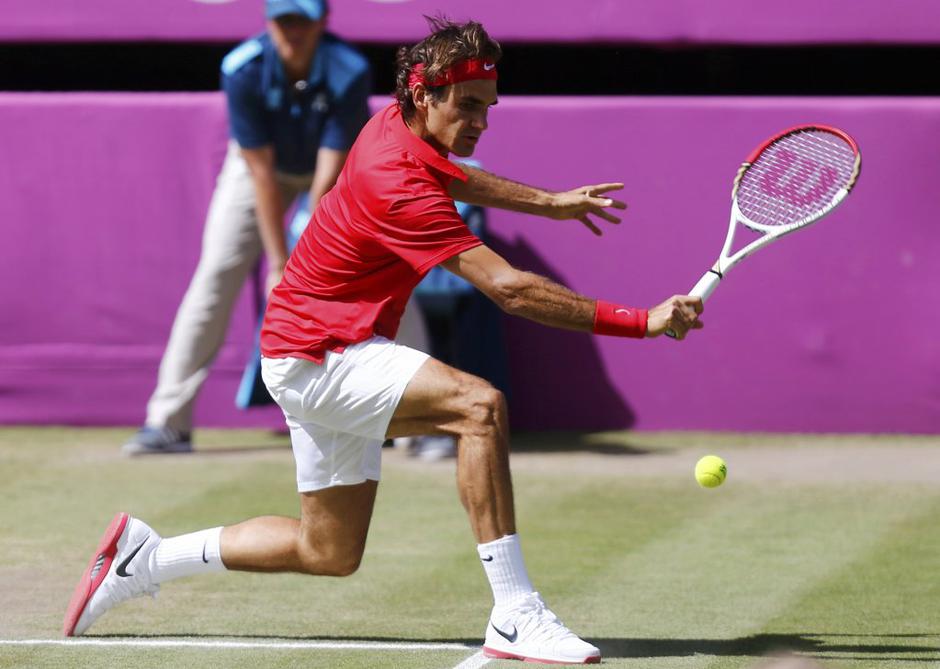 andy murray roger federer london 2012 | Avtor: Reuters