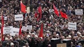 Kosovska Mitrovica, protest