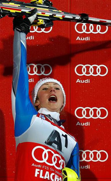 ženski slalom flachau mikaela shiffrin