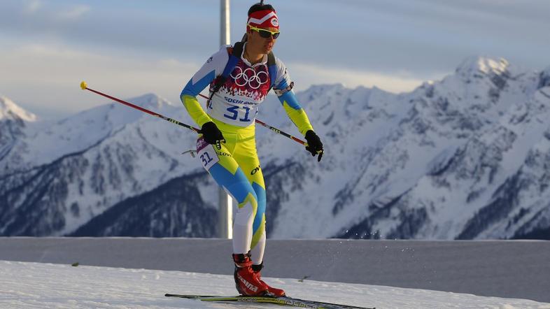 Teja Gregorin 15 km Soči 2014