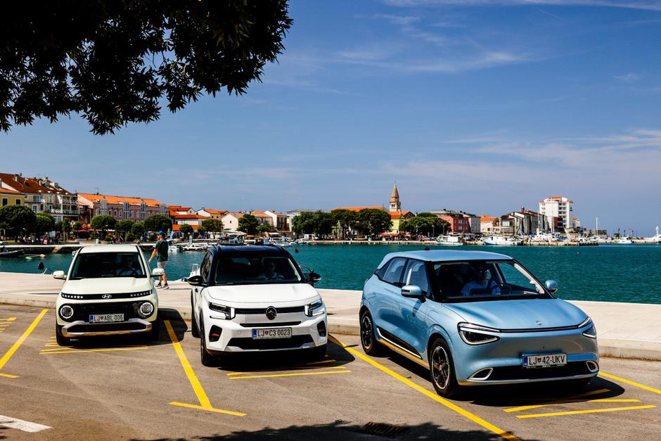 Test dosega z malimi električnimi avti ë-C3, box in inster | Avtor: Saša Despot