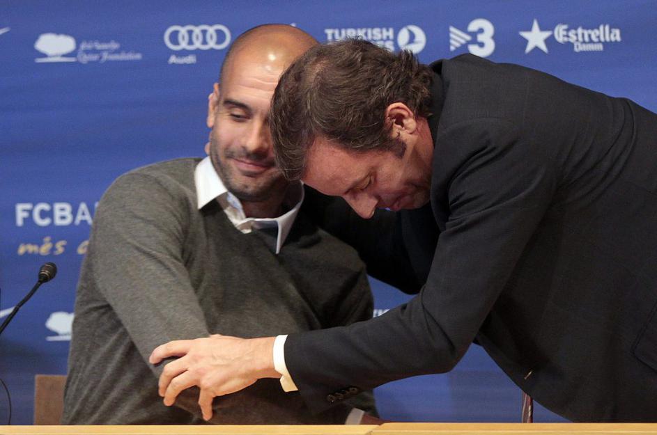 guardiola barcelona rosell