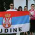 Navijači Crvene zvezde so prišli tudi iz Italije.