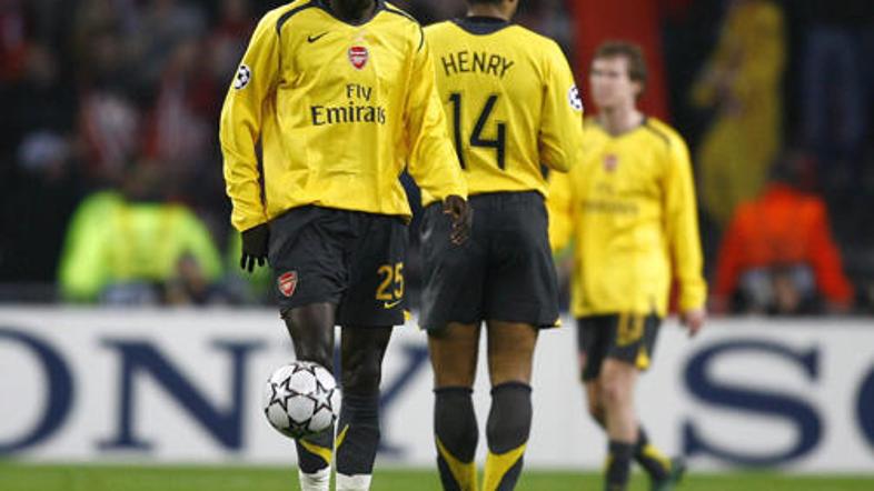 Henry in Adebyor sta pri Arsenalu tvorila udarni napadalni dvojec, preden se je 