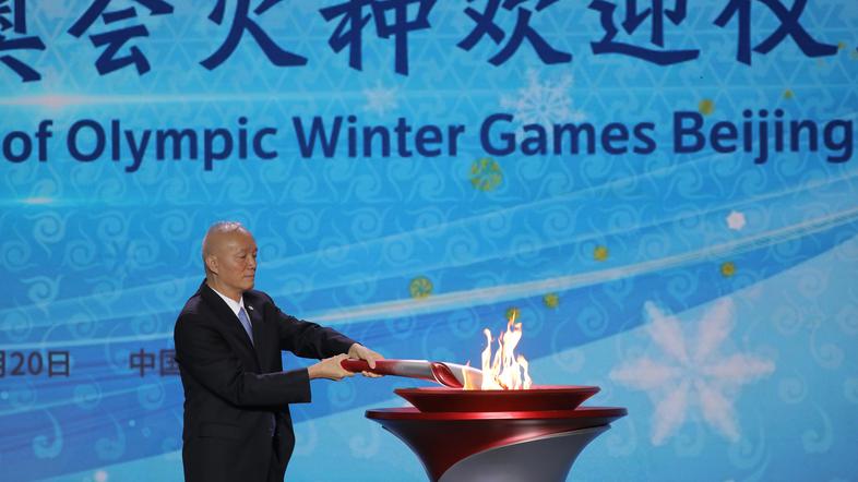 olimpijski ogenj Peking 2022