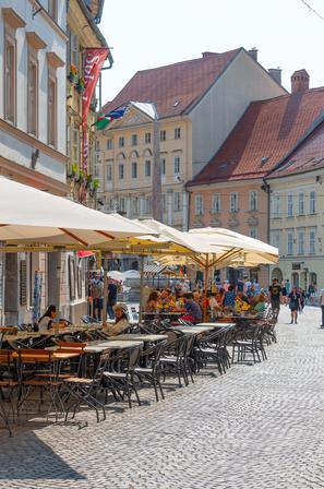 Ljubljana center lokali ulica