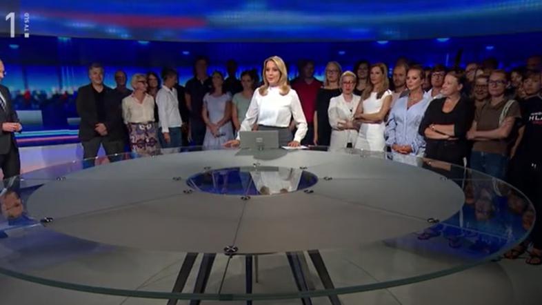 Protest zaposlenih na RTVS