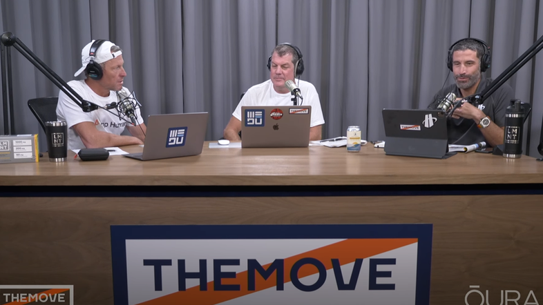 Lance Armstrong in George Hincapie, oddaja The Move