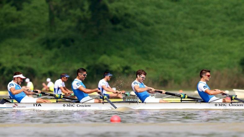 četverec Vlcek Dell'Aquila Padula Tuccinardi SP svetovno prvenstvo veslanje Ital