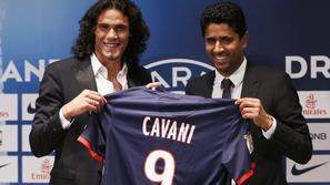 Nasser Al-Khelaifi edinson cavani