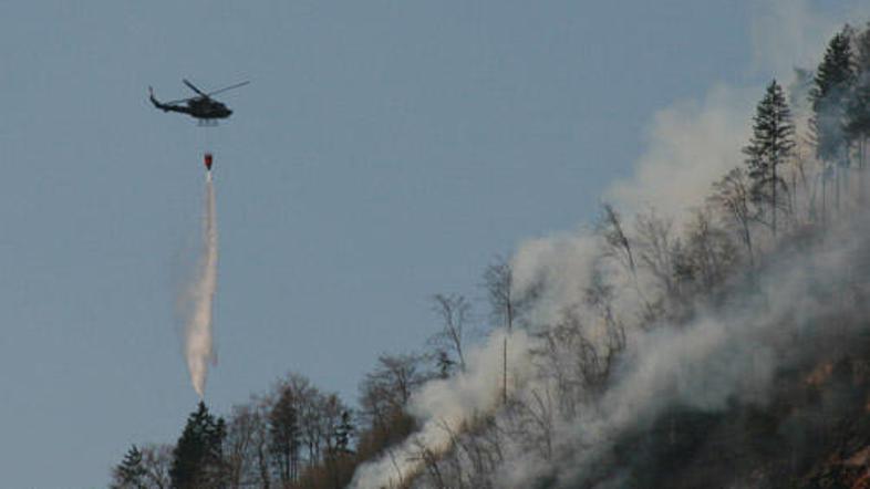 Največ požarov v naravi se pojavi pozno pozimi oziroma zgodaj spomladi in pa v p