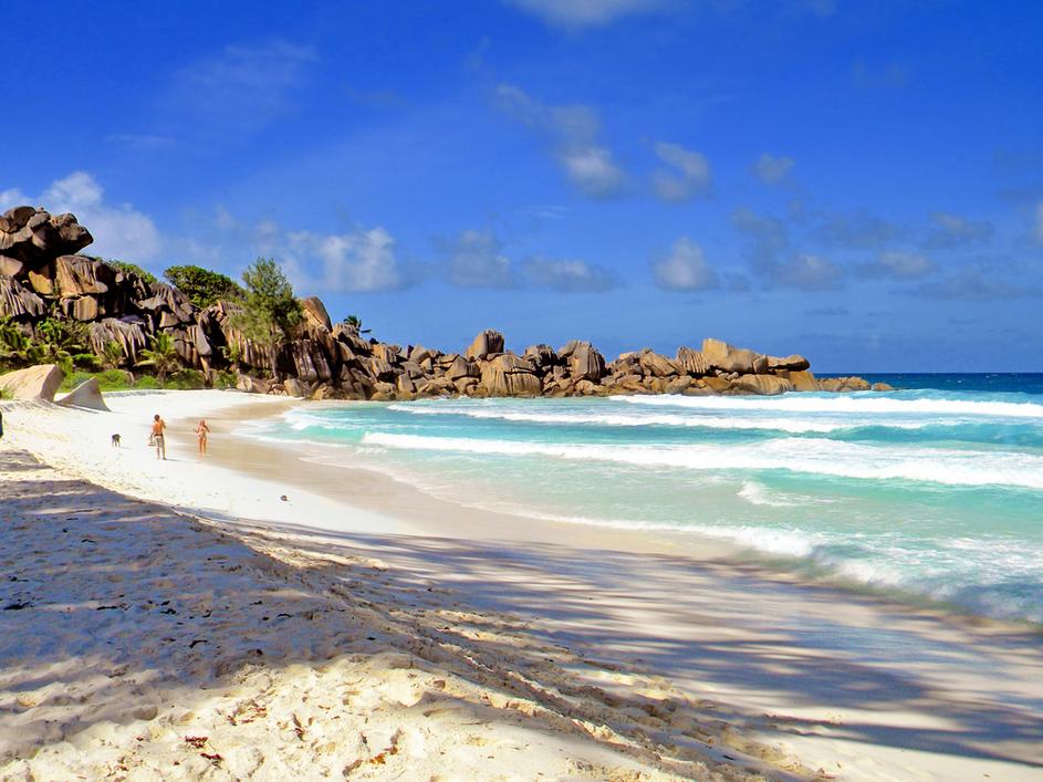 Plaža Grande Anse, otok La Digue, Sejšeli