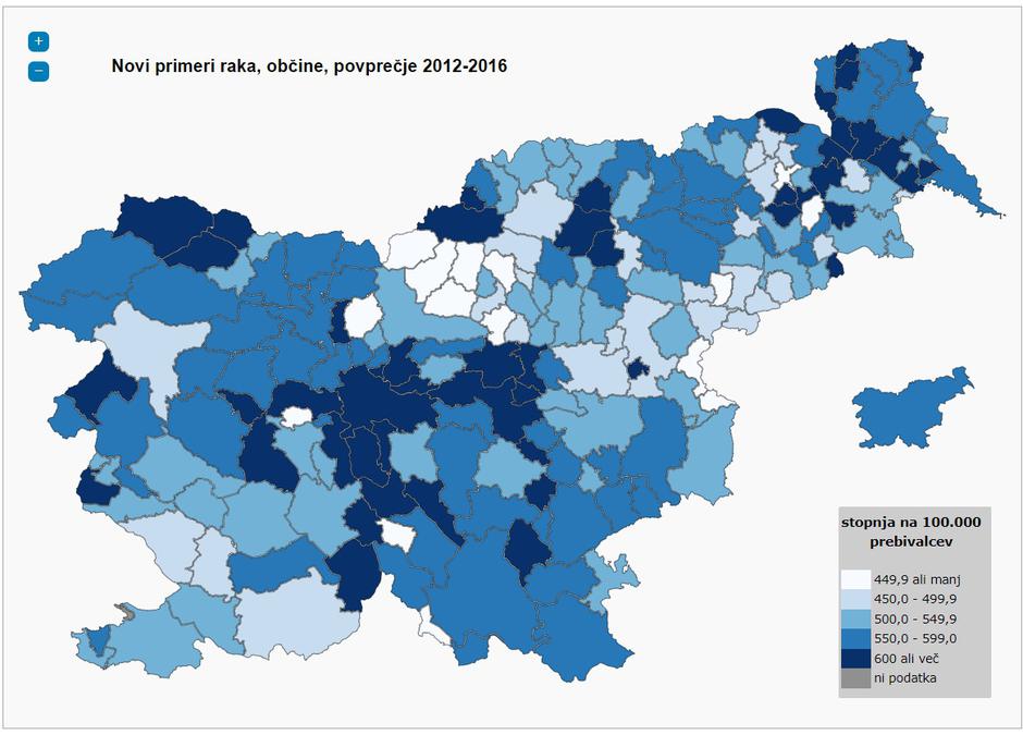 Novi primeri raka | Avtor: NIJZ