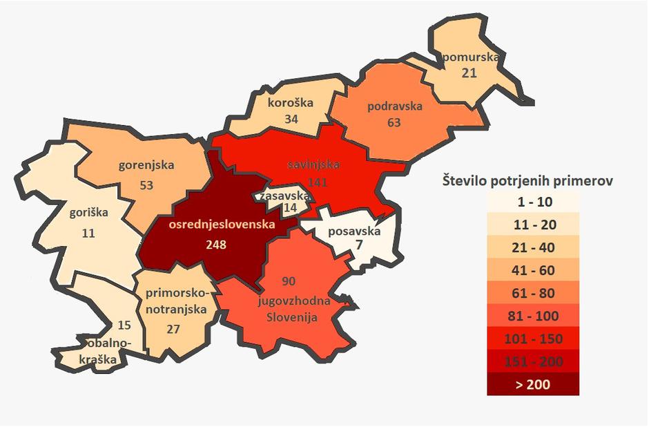 statistični podatki koronavirus NIJZ | Avtor: NIJZ