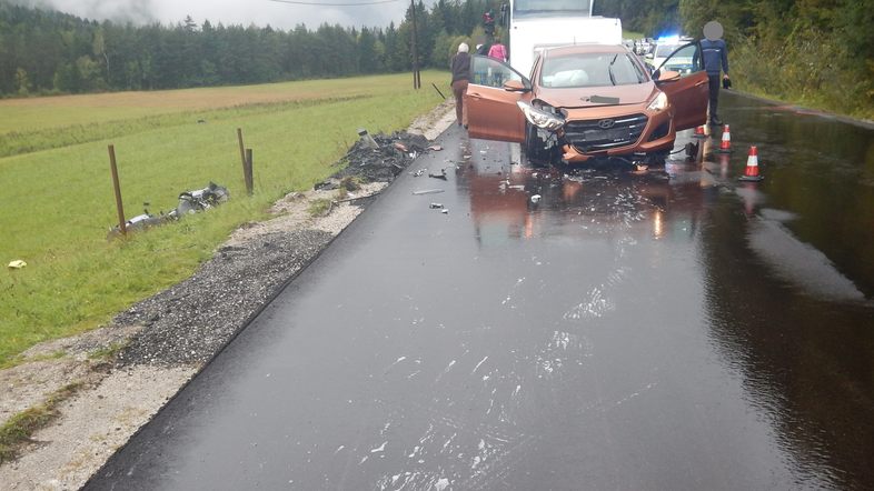 nesreča motorist