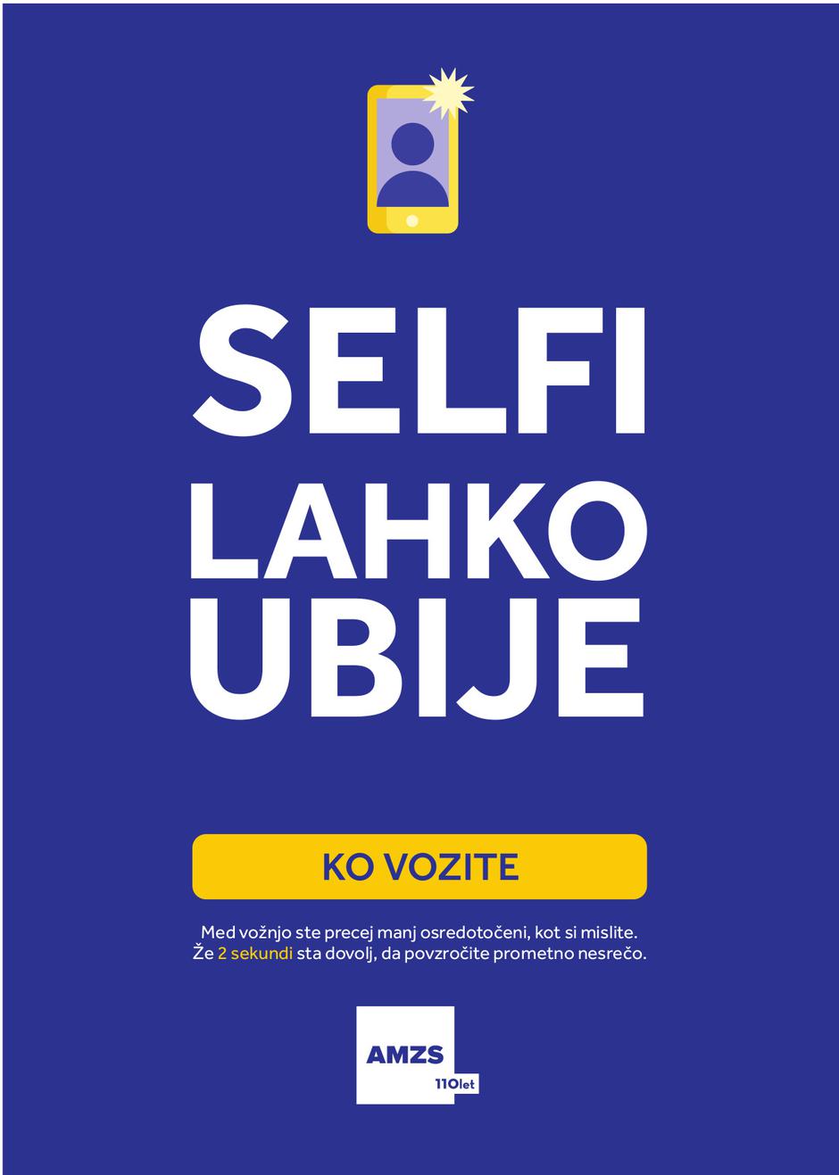 AMZS kampanja 2 sekundi | Avtor: AMZS