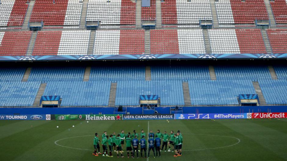 Atletico Milan Liga prvakov Calderon  | Avtor: EPA