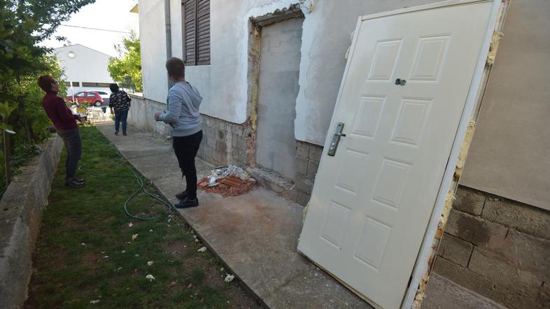 Biograd zazidana vrata