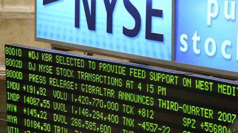 Na borzah se soočajo s padcem delnic.