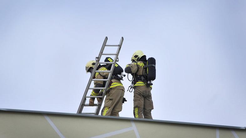 Požar - fitnes v Stegnah