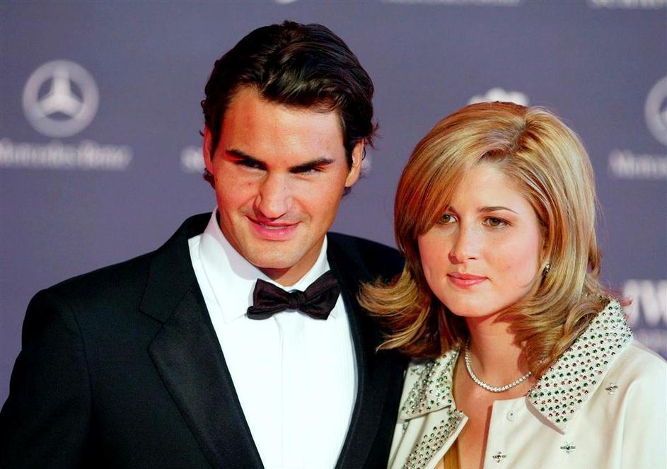 Roger Federer in Mirka Vavrinec