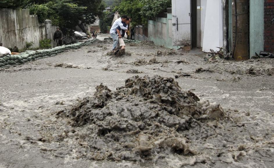 južna koreja, poplave