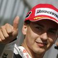 Jorge Lorenzo je po koncu kvalifikacij pokazal katero mesto je osvojil.
