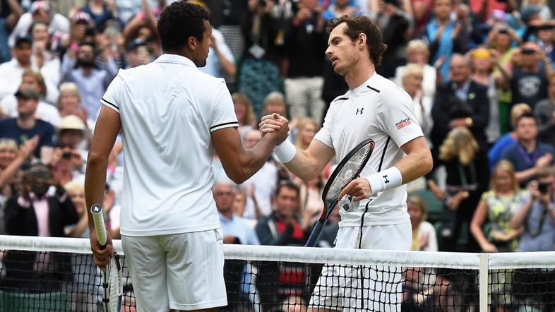 Jo-Wilfried Tsonga Andy Murray Wimbledon