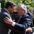 Pahor, Juncker, obisk