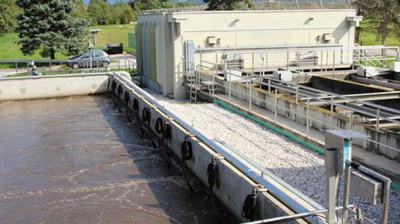 Slovenija 27.02.14, cistilna naprava, lasko, voda, ciscenje, kanalizacija, foto: