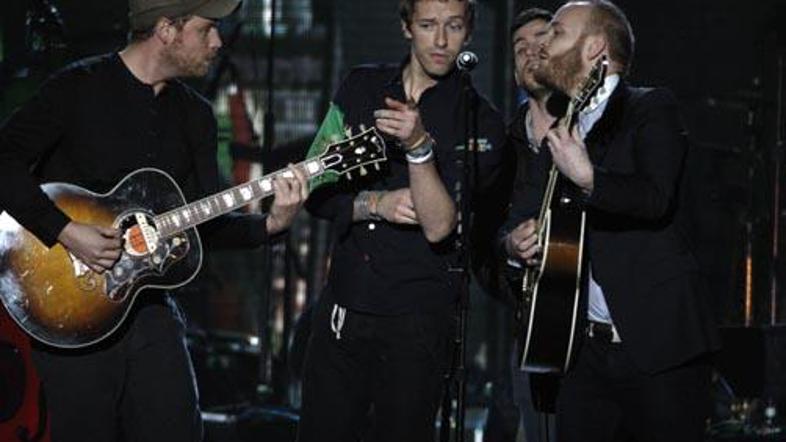 Skupina Coldplay veljajo za glavne favorite.