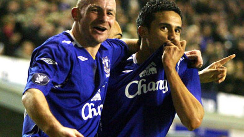 Everton je z golom Cahilla premagal Zenit.