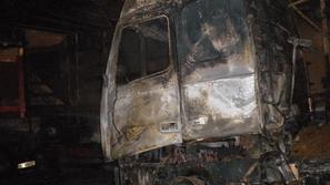 požar, Trojane, tovornjak