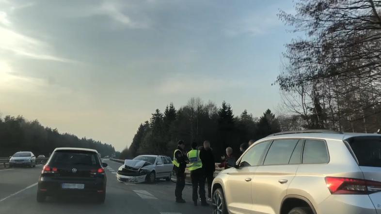 Nesreča, gorenjska avtocesta