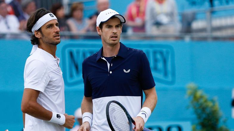 Feliciano Lopez in Andy Murray