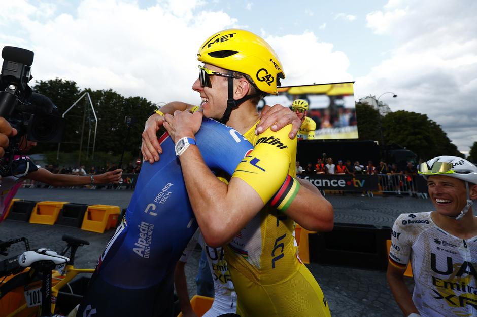 Tadej Pogačar, Mathieu van der Poel | Avtor: Profimedia