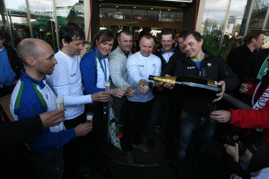 sprejem Brnik Petra Majdič bronasta