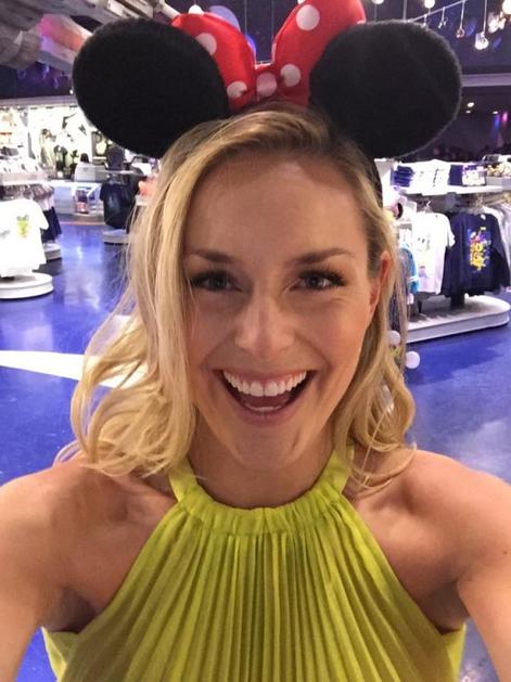 lindsey vonn disneyland