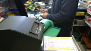 Prodaja loto listkov 