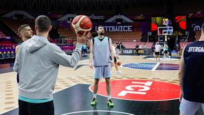 trening košarkarske reperezentance slovenije katovice eurobasket 2025