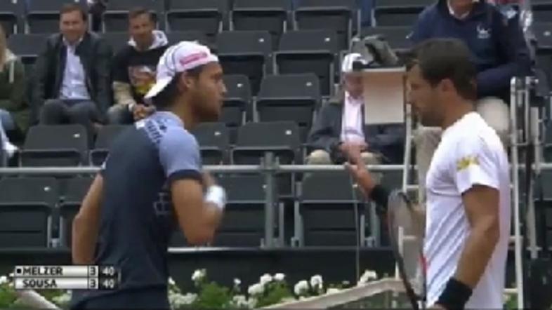 Jurgen Melzer in Joao Sousa