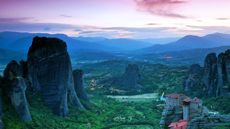 Meteora, Grčija