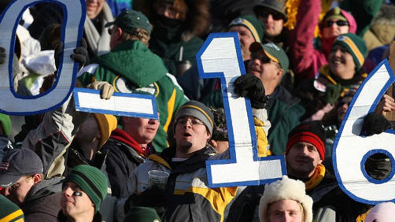 Navijači Packersov niso imeli nič proti, da so njihovi ljubljenci Lionsom prizad