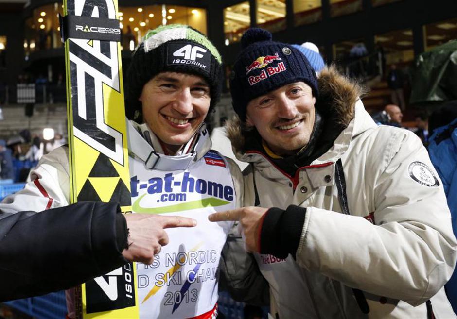 smučarski skoki sp kamil stoch adam malysz | Avtor: EPA