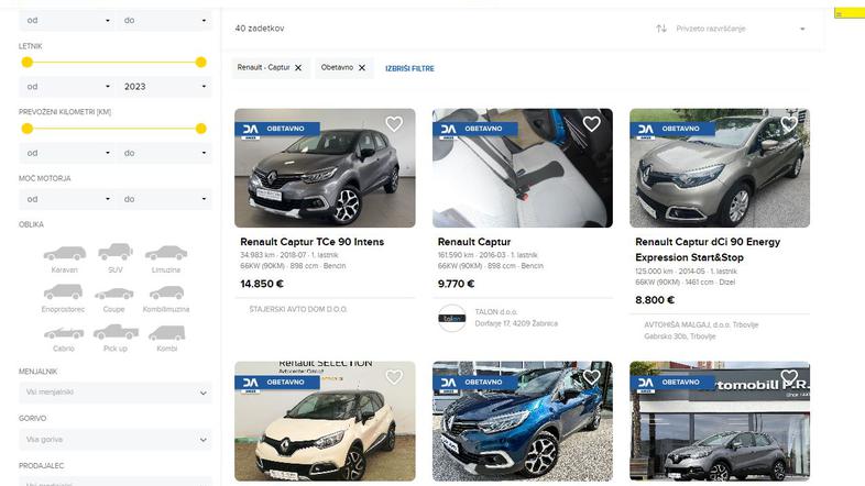 Renault captur Dober avto