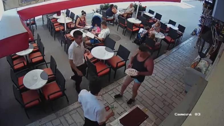 Poljski gost v hrvaškem lokalu