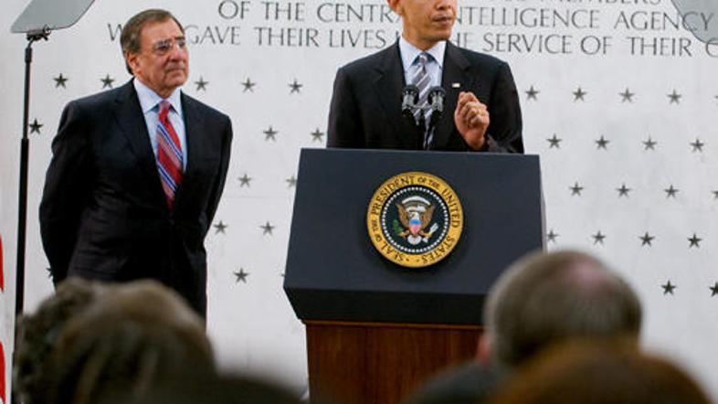 Ciin direktor Leon Panetta in predsednik Barack Obama