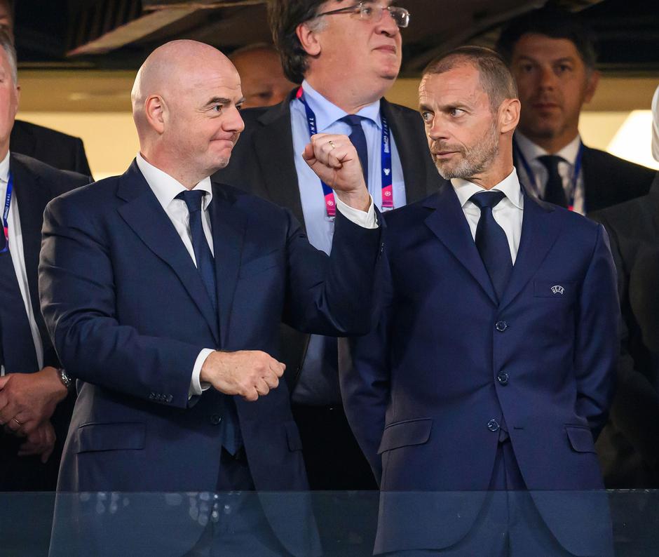 Infantino Čeferin | Avtor: Profimedia