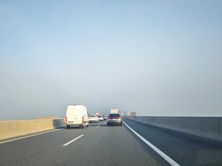 Megla, vreme, viadukt, slabo vreme
