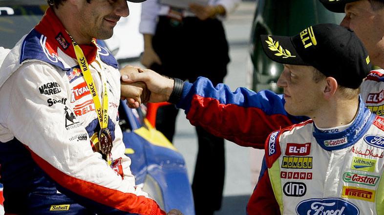 Sébastien Loeb (levo) šestič ali Mikko Hirvonen (desno) prvič? © AFP